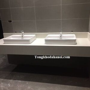 lavabo đá trắng